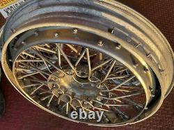 1966-1999 Chevrolet 14 Rwd set 4 Spoked 3bar Spinners Hubcaps Gm Fit Nice