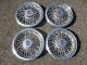 1981 To 1988 Oldsmobile Cutlass Wire Spoke 14 Inch Hubcaps Wheel Covers Nice