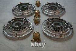 1986-1996 Chevrolet Caprice 15 Wire Wheel Cover Spoke Hub Cap Nos Gm 10201261