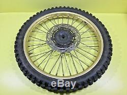 1986 CR500 CR125 CR 500 125 Front Rear Wheel Complete Set Rim Hub Spokes Tire