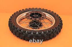 1987 86-87 TT350 XT350 OEM Front Rear Wheel Set Hub Rim Spokes Tire Center