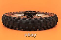 1987 86-87 TT350 XT350 OEM Front Rear Wheel Set Hub Rim Spokes Tire Center
