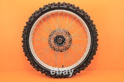 1987 86-87 TT350 XT350 OEM Front Rear Wheel Set Hub Rim Spokes Tire Center