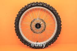 1987 86-87 TT350 XT350 OEM Front Rear Wheel Set Hub Rim Spokes Tire Center