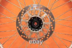 1987 86-87 TT350 XT350 OEM Front Rear Wheel Set Hub Rim Spokes Tire Center