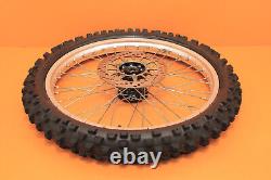 1987 86-87 TT350 XT350 OEM Front Rear Wheel Set Hub Rim Spokes Tire Center