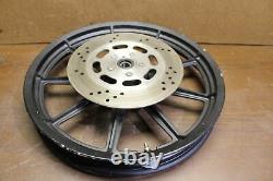 1987 Harley Sportster 883 Xlh883 Front & Rear Wheel Set Pair With Rotors 9 Spoke