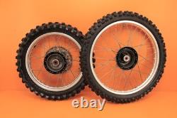 1990 85-02 XR200R XR200 OEM Front Rear Wheel Set Hub Rim Spokes Tire Center