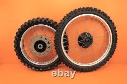 1990 85-02 XR200R XR200 OEM Front Rear Wheel Set Hub Rim Spokes Tire Center