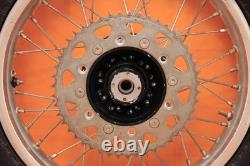 1990 85-02 XR200R XR200 OEM Front Rear Wheel Set Hub Rim Spokes Tire Center