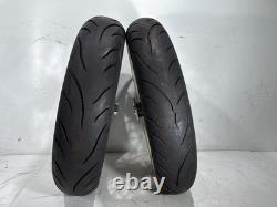 1990 Harley Electra Glide Touring Front Rear Wheel Rim Tire Spoked MT90B16 16