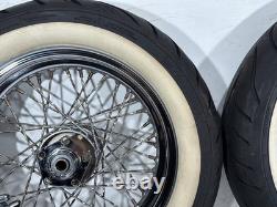1990 Harley Electra Glide Touring Front Rear Wheel Rim Tire Spoked MT90B16 16