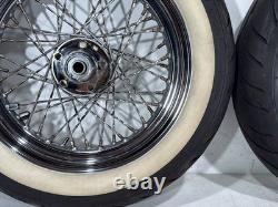 1990 Harley Electra Glide Touring Front Rear Wheel Rim Tire Spoked MT90B16 16