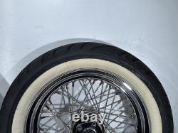 1990 Harley Electra Glide Touring Front Rear Wheel Rim Tire Spoked MT90B16 16