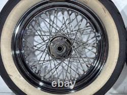 1990 Harley Electra Glide Touring Front Rear Wheel Rim Tire Spoked MT90B16 16