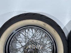 1990 Harley Electra Glide Touring Front Rear Wheel Rim Tire Spoked MT90B16 16