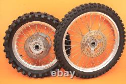1993 89-01 RM80 RM 80 OEM Front Rear Wheel Set Hub Rim Center Spokes Tire 14/17