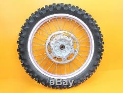 1996 90-96 KX250 KX 250 OEM Front Rear Wheel Set Hub Rim Spokes Tire Rotor