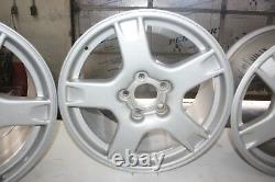 1997 1998 1999 C5 Corvette OEM Silver 5 Spoke Argent Wagon Wheels Set of 4