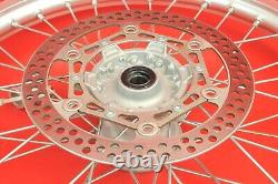 1999 2008 Yamaha YZ125 YZ 125 Front Rear Wheel Rim Hub Spoke Set NICE LOW HOUR