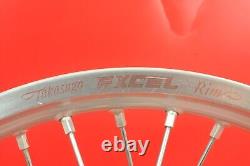 1999 2008 Yamaha YZ125 YZ 125 Front Rear Wheel Rim Hub Spoke Set NICE LOW HOUR