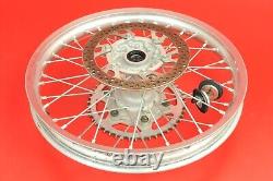 1999 2008 Yamaha YZ125 YZ 125 Front Rear Wheel Rim Hub Spoke Set NICE LOW HOUR