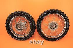 1999 88-03 KX60 KX 60 OEM Front Rear Wheel Set Hub Rim Spokes NEW Tires