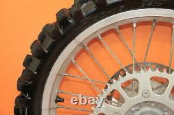 1999 97-99 CR250R CR250 Front Rear Wheel Set Hub Rim Spokes Tire Center Rotor