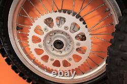 1999 98-99 CR125R CR125 OEM Front Rear Wheel Set Hub Rim Spokes Center Tire
