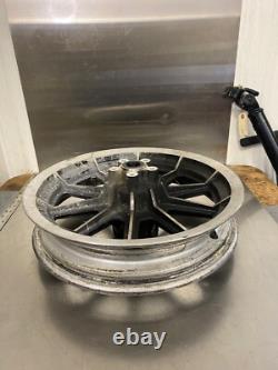 1999 Harley Davidson E/G U/C FLHTCUI Front 10 Spoke Wheel Rim 16x3