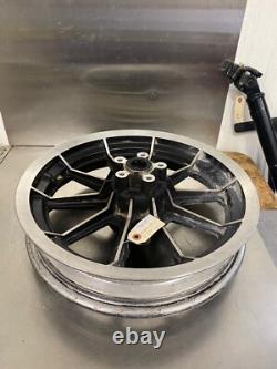 1999 Harley Davidson E/G U/C FLHTCUI Front 10 Spoke Wheel Rim 16x3