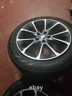 19 Bmw Wheels And Tires Style 449 X5 X6 F15 F16 E70 E71 Black Spoke