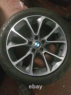 19 Bmw Wheels And Tires Style 449 X5 X6 F15 F16 E70 E71 Black Spoke