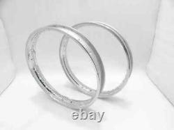 19 Front And Rear Steel Wheel Rim Pair For 40 Spokes Fits For Royal Enfield