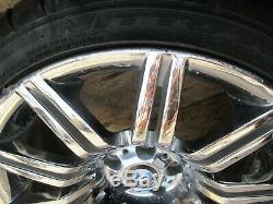 19 LA Light Allow Rim Wheel M Double Spoke 172 Chrome Set OEM E60 E61 550i 535i