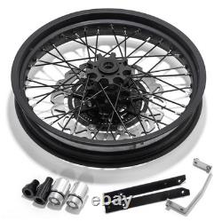 19''x17'' Front Rear Spoke Wheels Black Rims Disc set for Honda CB400X CB 400 X