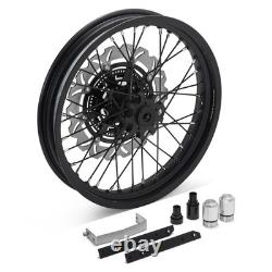 19''x17'' Front Rear Spoke Wheels Black Rims Disc set for Honda CB400X CB 400 X