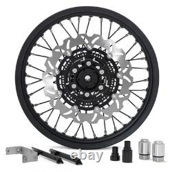 19''x17'' Front Rear Spoke Wheels Black Rims Disc set for Honda CB400X CB 400 X