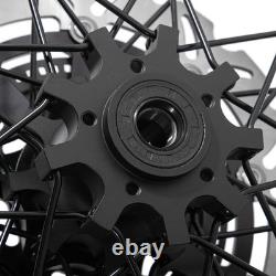 19''x17'' Front Rear Spoke Wheels Black Rims Disc set for Honda CB400X CB 400 X 19''x17'' Front Rear Spoke Wheels Black Rims Disc set for Honda CB400X CB 400 X