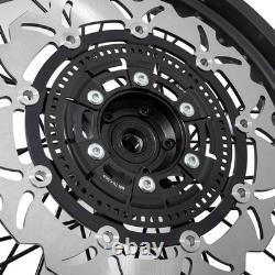 19''x17'' Front Rear Spoke Wheels Black Rims Disc set for Honda CB400X CB 400 X