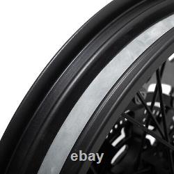 19''x17'' Front Rear Spoke Wheels Black Rims Disc set for Honda CB400X CB 400 X