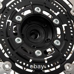 19''x17'' Front Rear Spoked Wheels Gold Rims Black Hub Disc for Honda CB 400 X