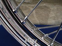 19x2.50 Front & 16x3 40 Spoke Rear Wheel For Harley Dyna Sportster