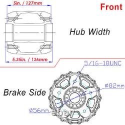 19x2.5 17x4.5 Fat Spoke Wheels for Harley Dyna Street Bob Softail Fatboy 08-17