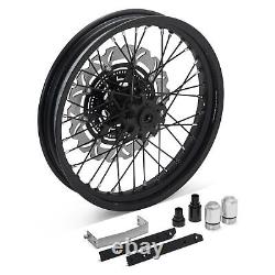 19x3.0 & 17x4.25 Front Rear Spokes Wheels Black Rims Disc Set for Honda CB400X