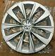 1x 16 10-spoke Silver Hubcap Wheelcover Fits Toyota Camry 2015 2016 2017