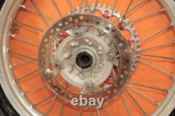 2000 00-01 CR250R CR250 Factory Front Rear Wheel Set Hub Rim Spokes Center Tire