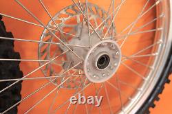 2001 01-08 RM250 RM 250 OEM Front Rear Wheel Set Hub Rim Spokes Tire Center