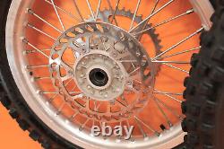 2001 01-08 RM250 RM 250 OEM Front Rear Wheel Set Hub Rim Spokes Tire Center