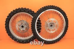 2001 01 WR250F WR 250F OEM 21/18 Front Rear Wheel Set Hub Rim Spoke Tire Center